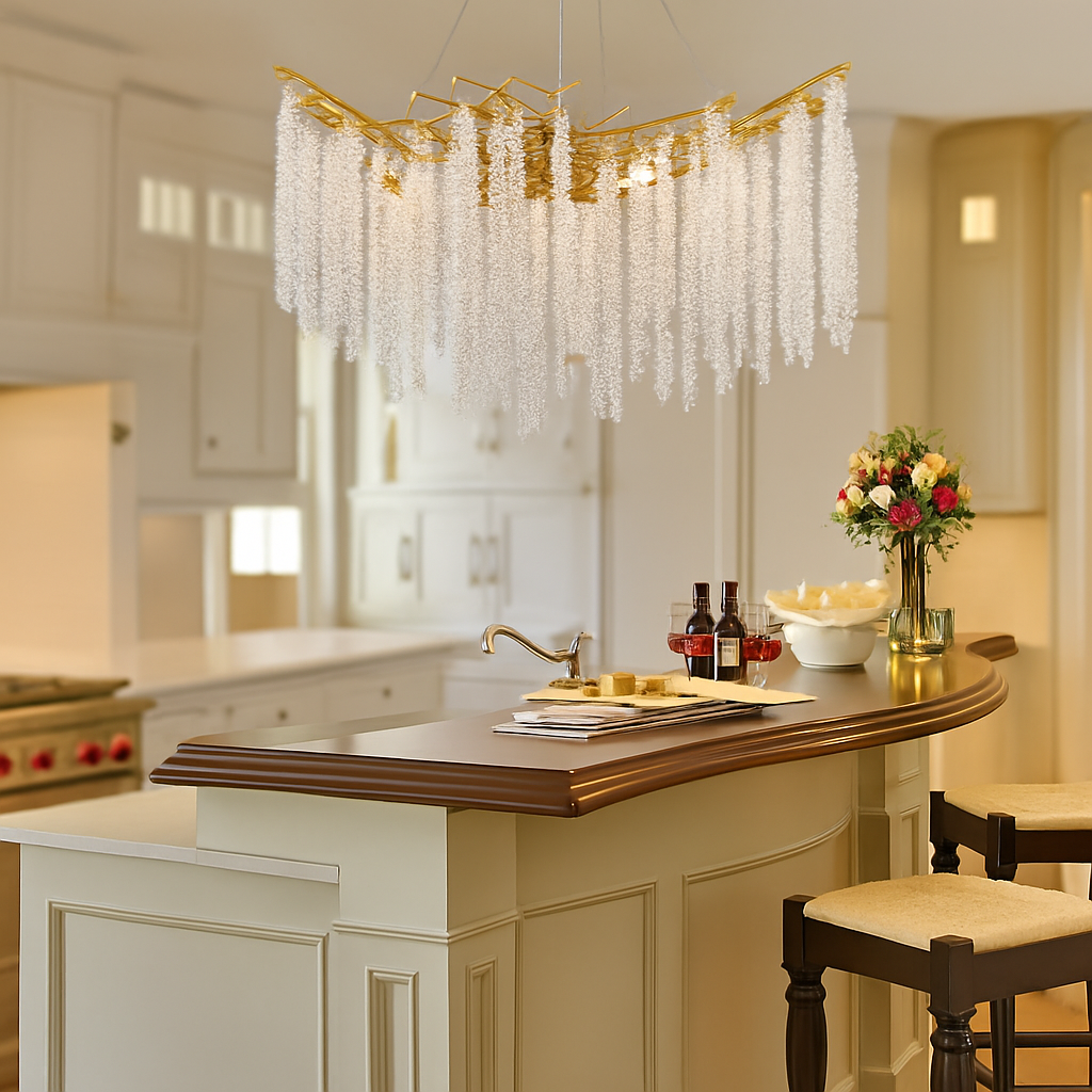 Gold crystal light