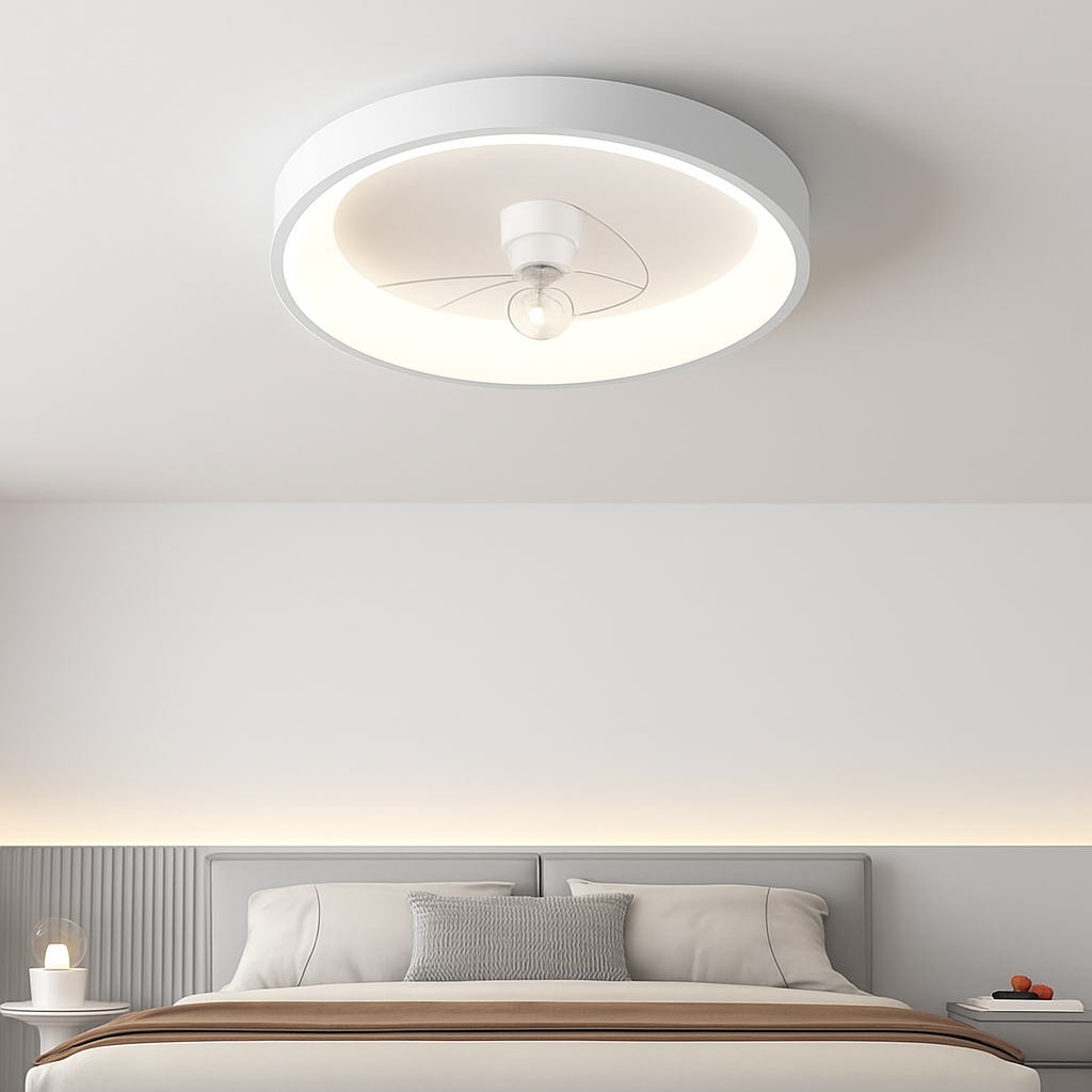 Smart fan chandelier