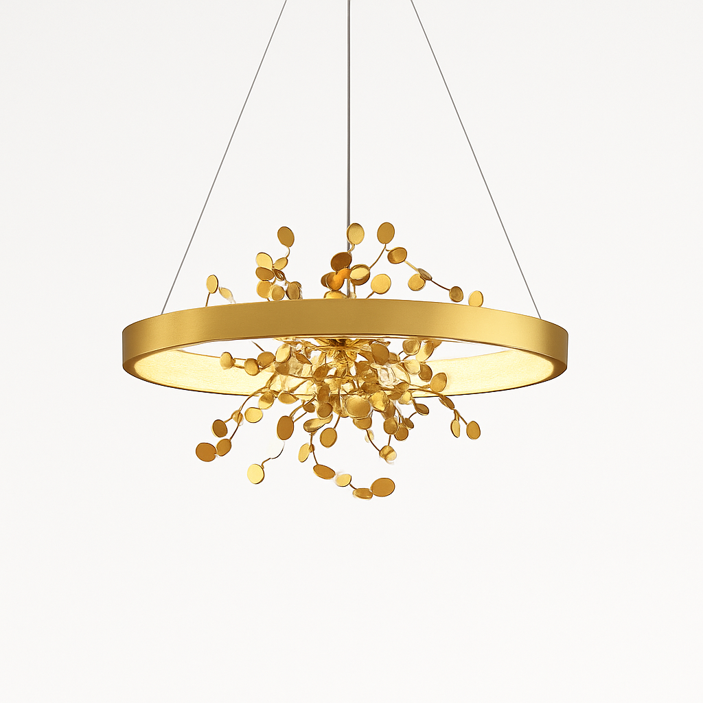 Gold ring pendant