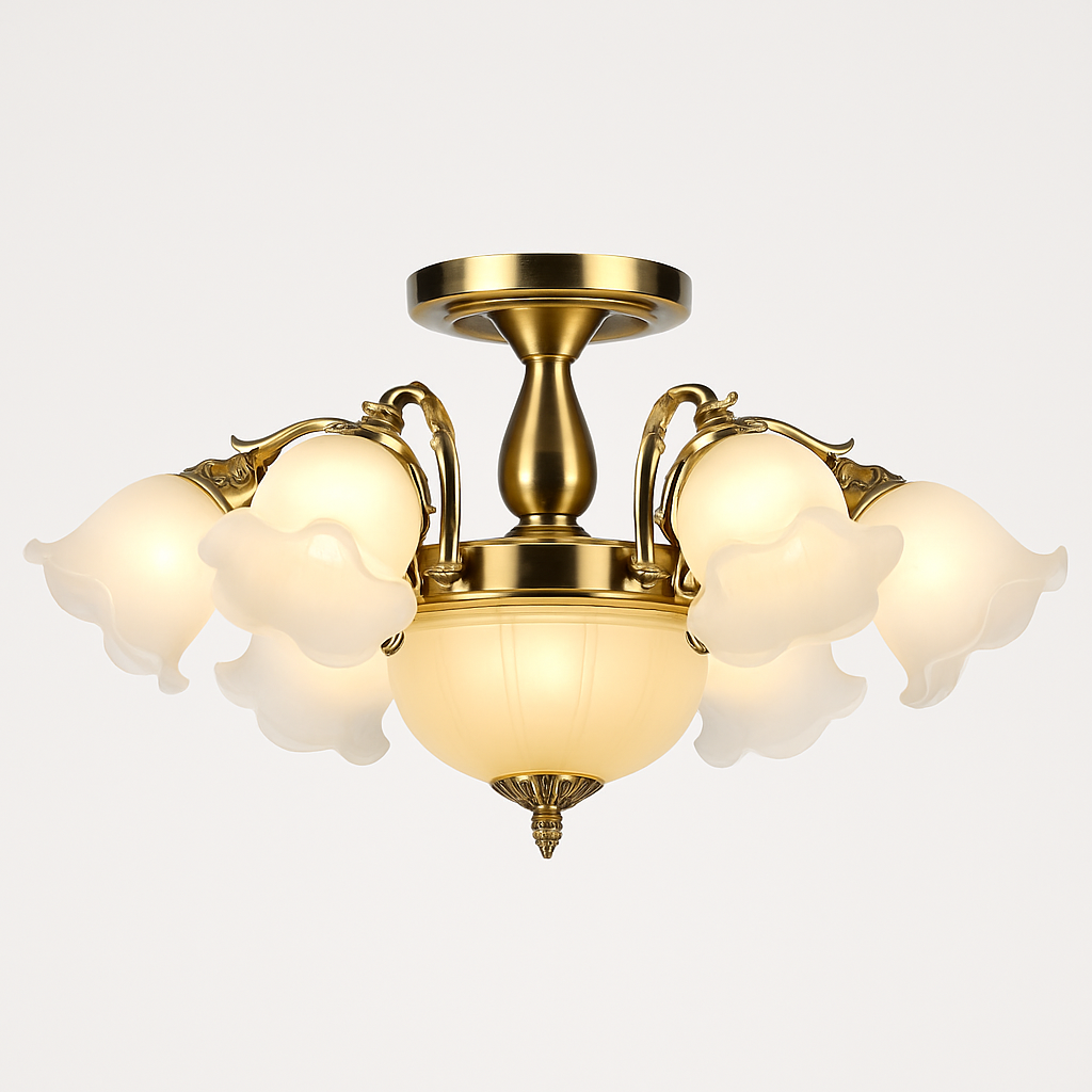 Floral chandelier