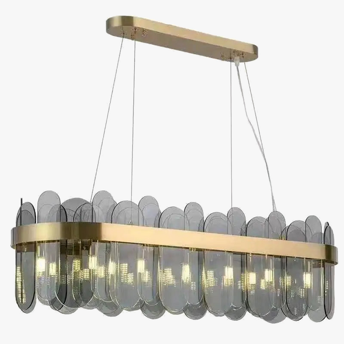 Oval chandelier