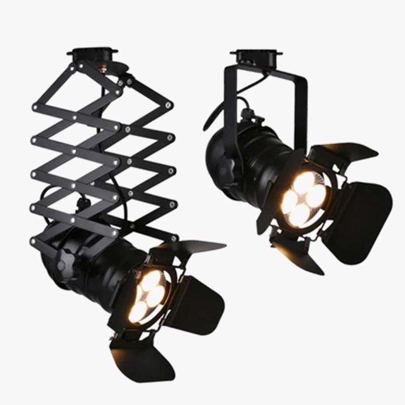Industrial retro ceiling light