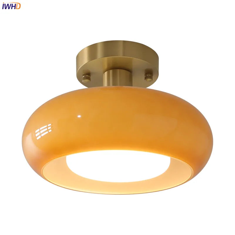 Nordic glass ceiling light