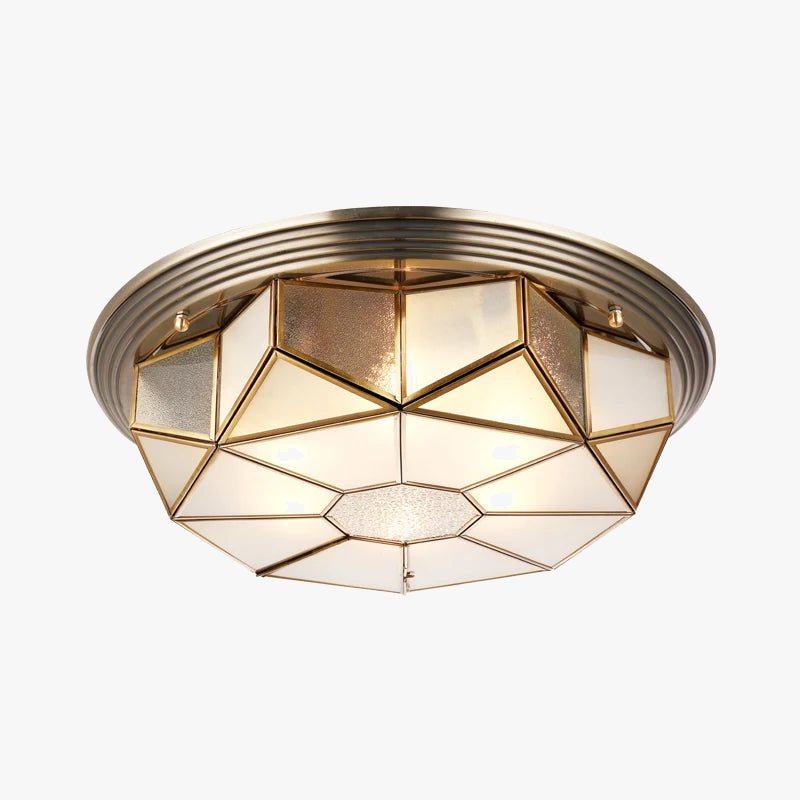 Vintage copper ceiling light