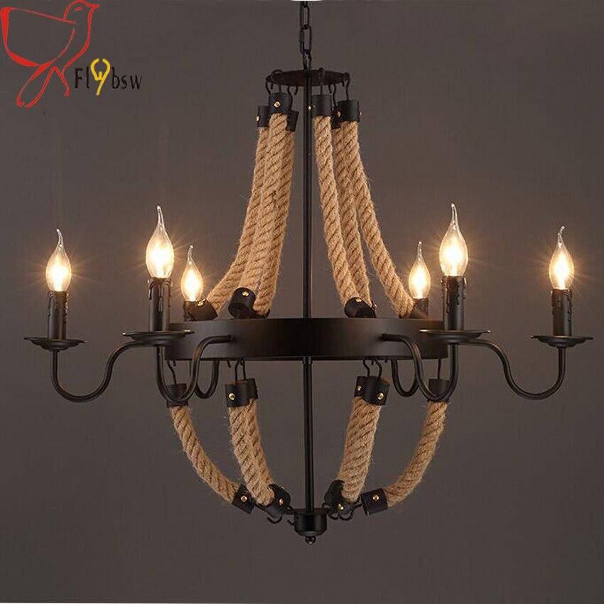 Farmhouse candle chandelier