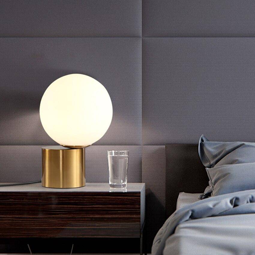 Gold base lamp