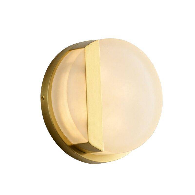 Round Gold Marble Light, view 5