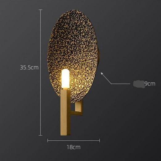 Luxury Gold Tile Wall Light, view 6