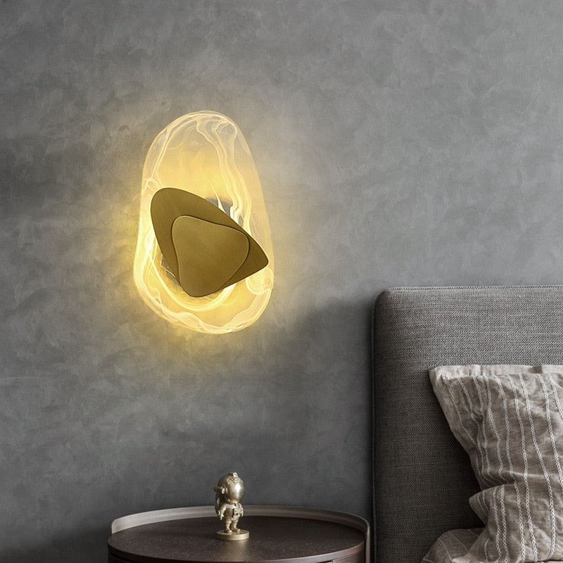 Gem effect sconce