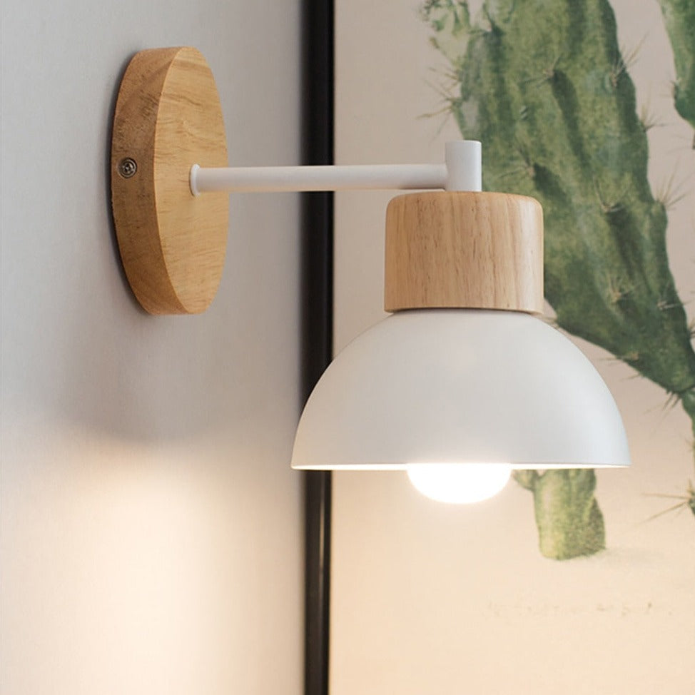 Scandinavian bird sconce
