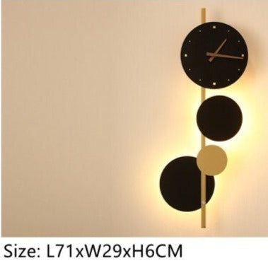 Scony Clock Wall Light, view 7