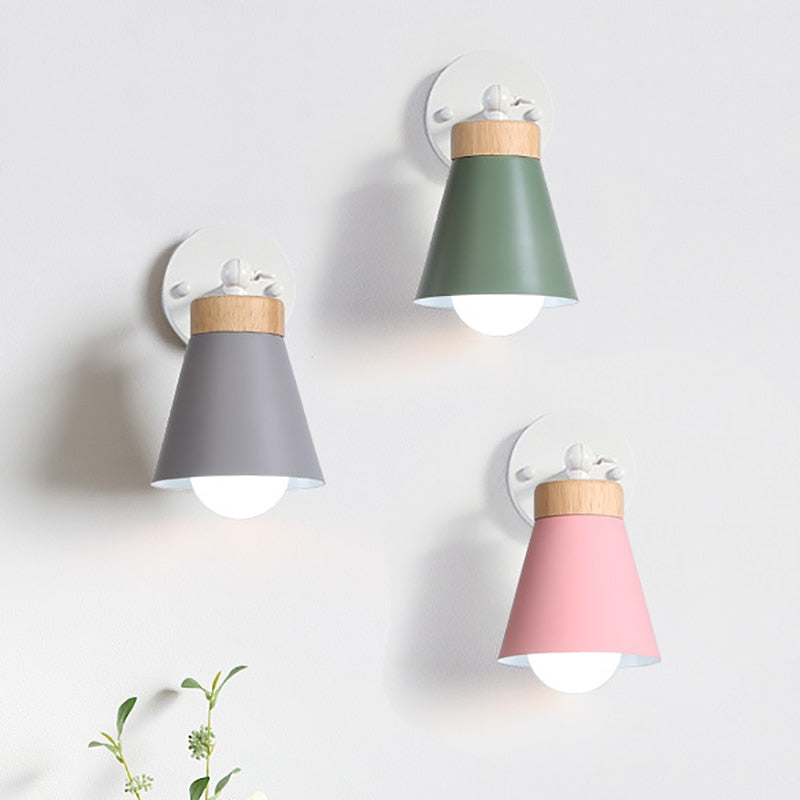 Colorful wall sconce