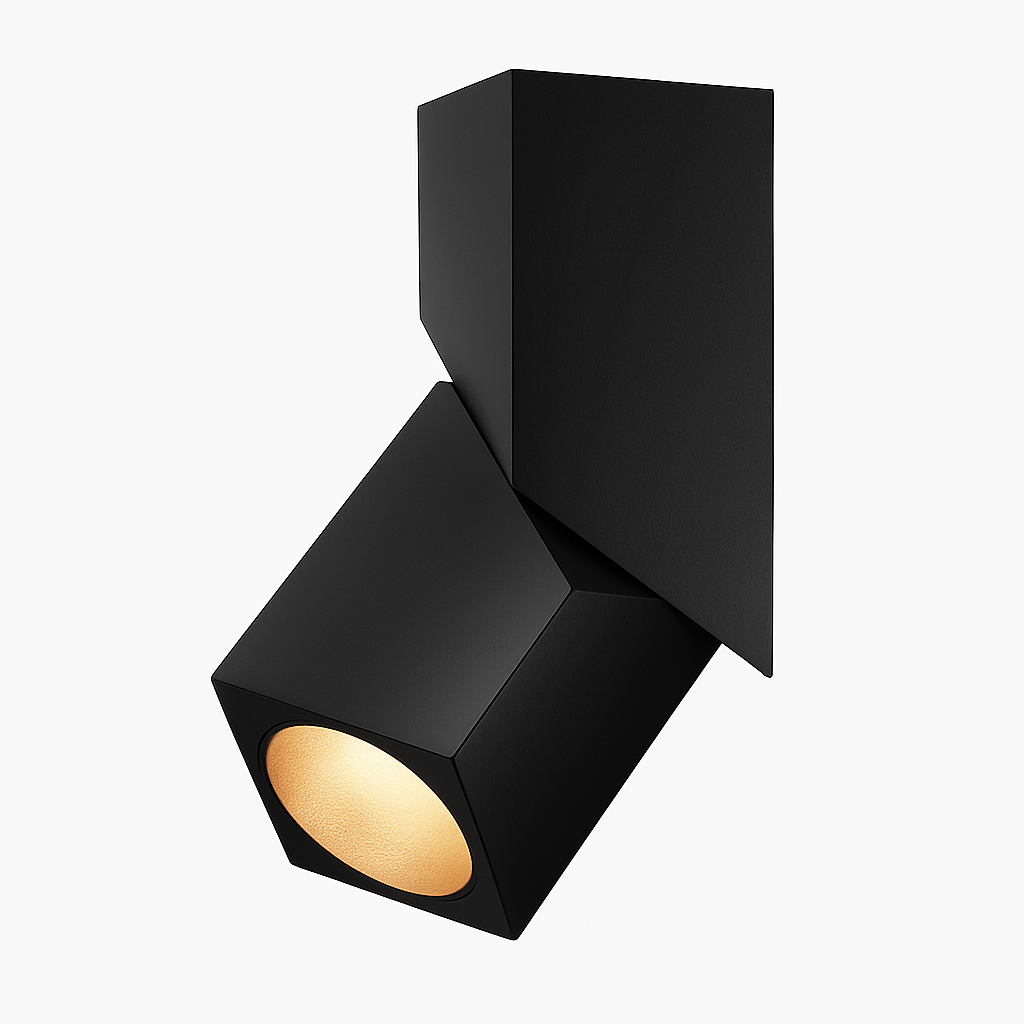 Cube and rectangle LED spotlight