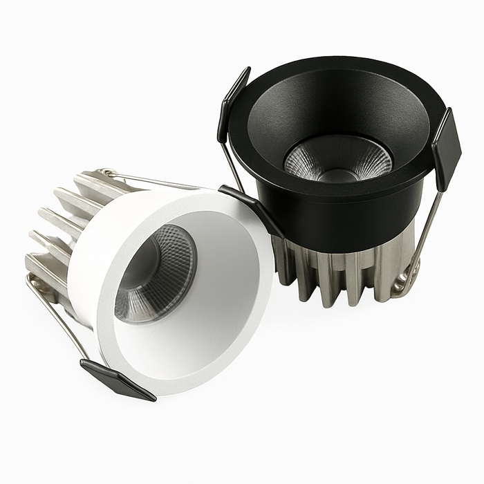 Anti-glare recessed COB spotlight