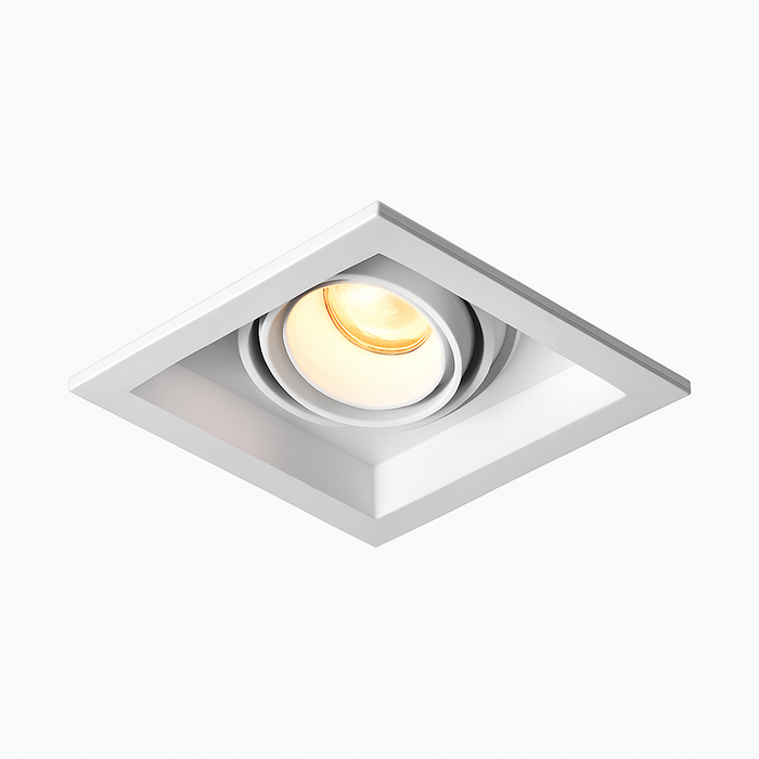 Square adjustable focus spotlight