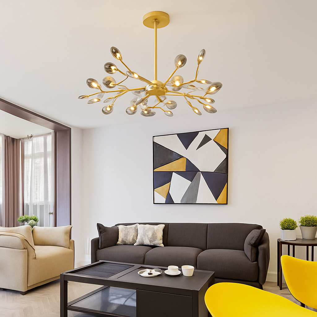 Firefly Branch Chandelier, view 4