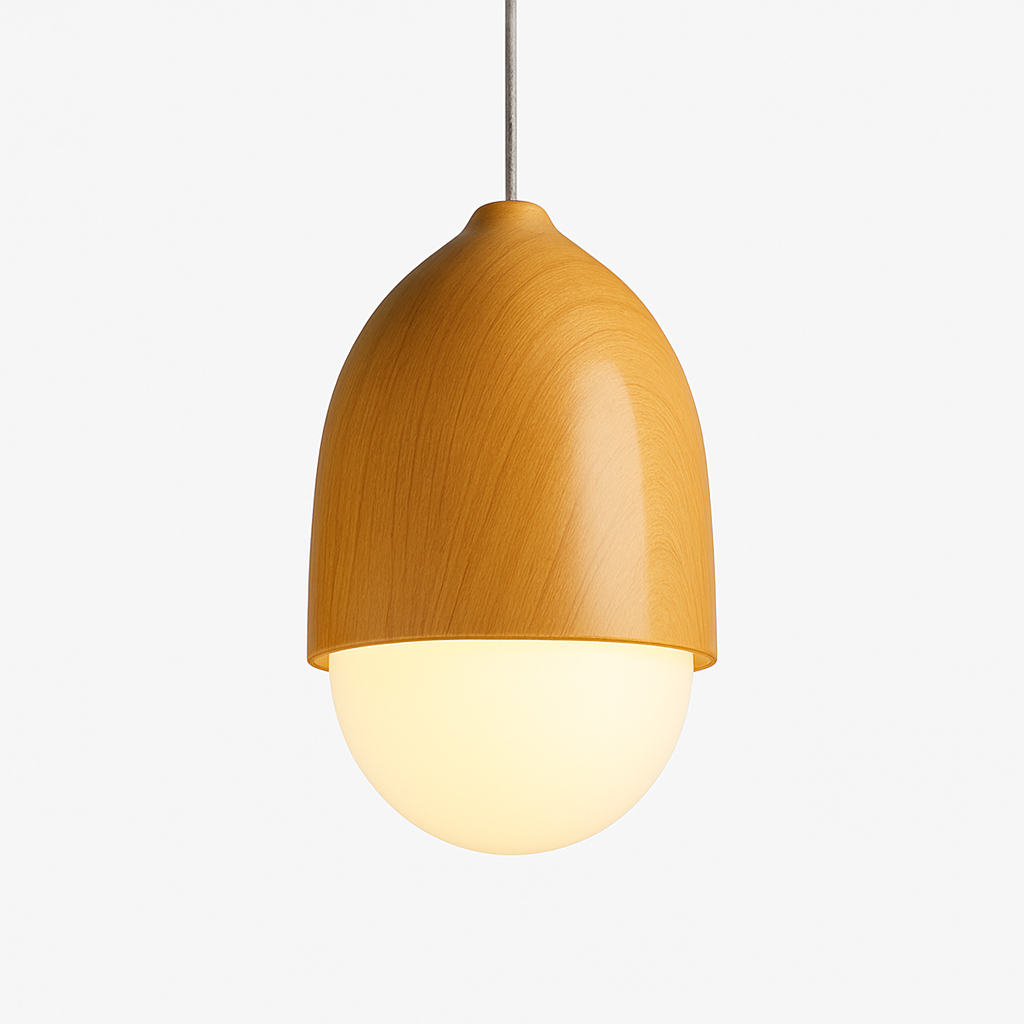 Wood Pendant Light, view 6