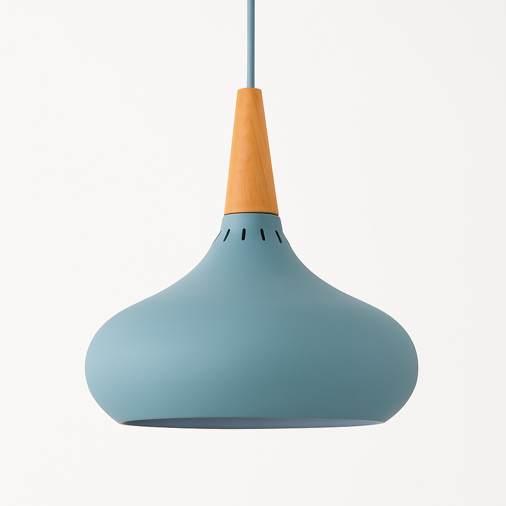 Loft Metal Wood Rod Pendant, view 5