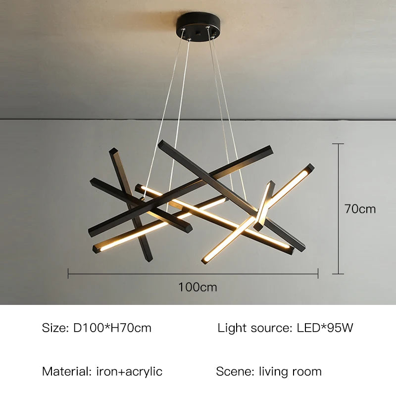 Rectangular LED Pendant, view 7