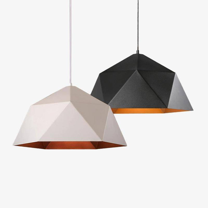 Art Deco geometric pendant light