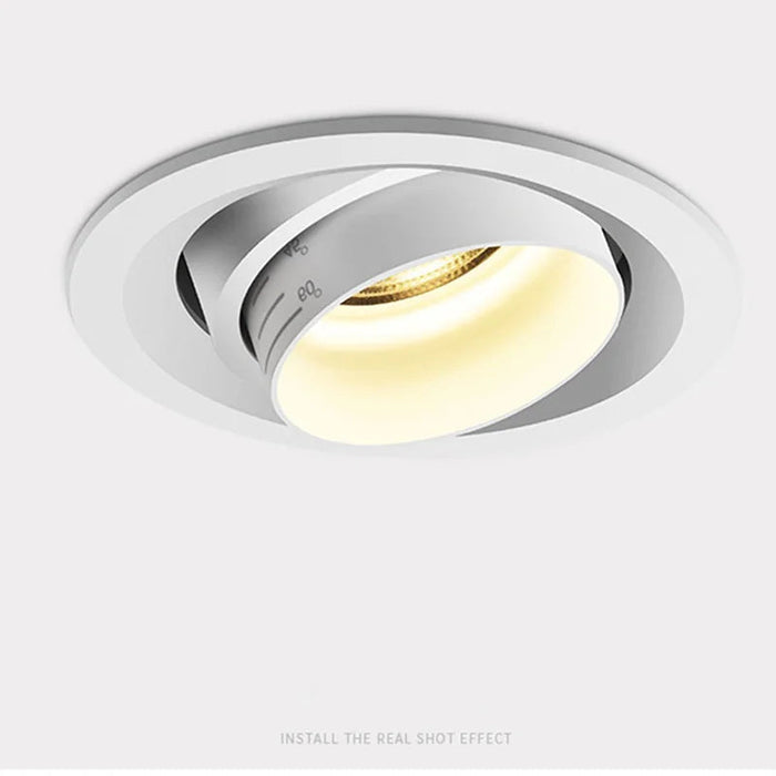 Zoom COB recessed spotlight